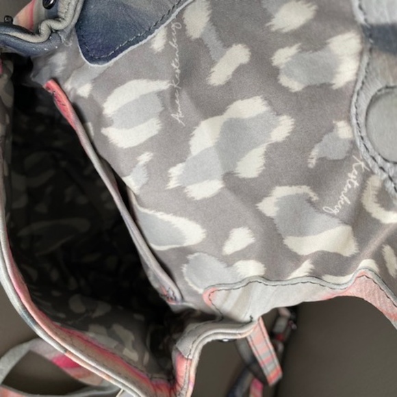 Aimee Kestenberg 'Bali' Mini backback in Sahara multicolour marbled leather - Picture 15 of 16